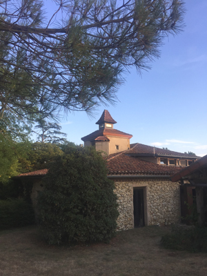 Blick zurück auf das Haus