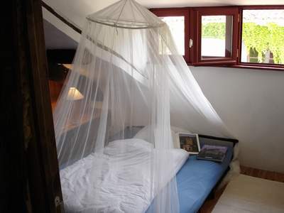 Das zweite Schlafzimmer unter dem Dach